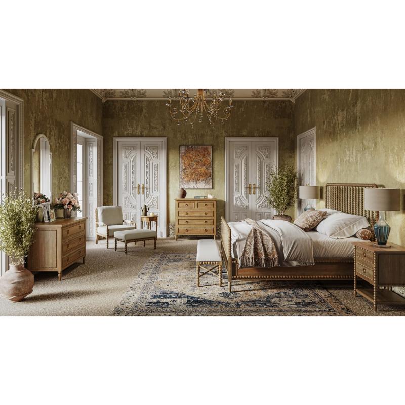 Cholet 2 Drawer Bedside Table w/ Shelf 28423 床頭櫃