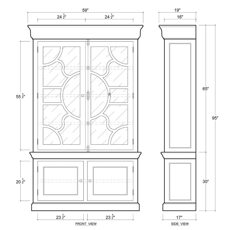 Farlow Display Cabinet 76447 展示櫃 圖5
