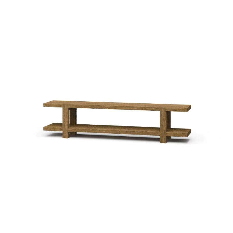 Tuscan Rustic Distressed 84 Teak Media Console - Teak 85282 電視櫃